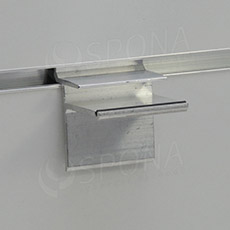 SLAT držiak sklenených políc 6 x 36 mm, hliník