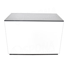 Pult BOX komplet predajný 122 x 93 x 65 cm, biele + čierne LTD